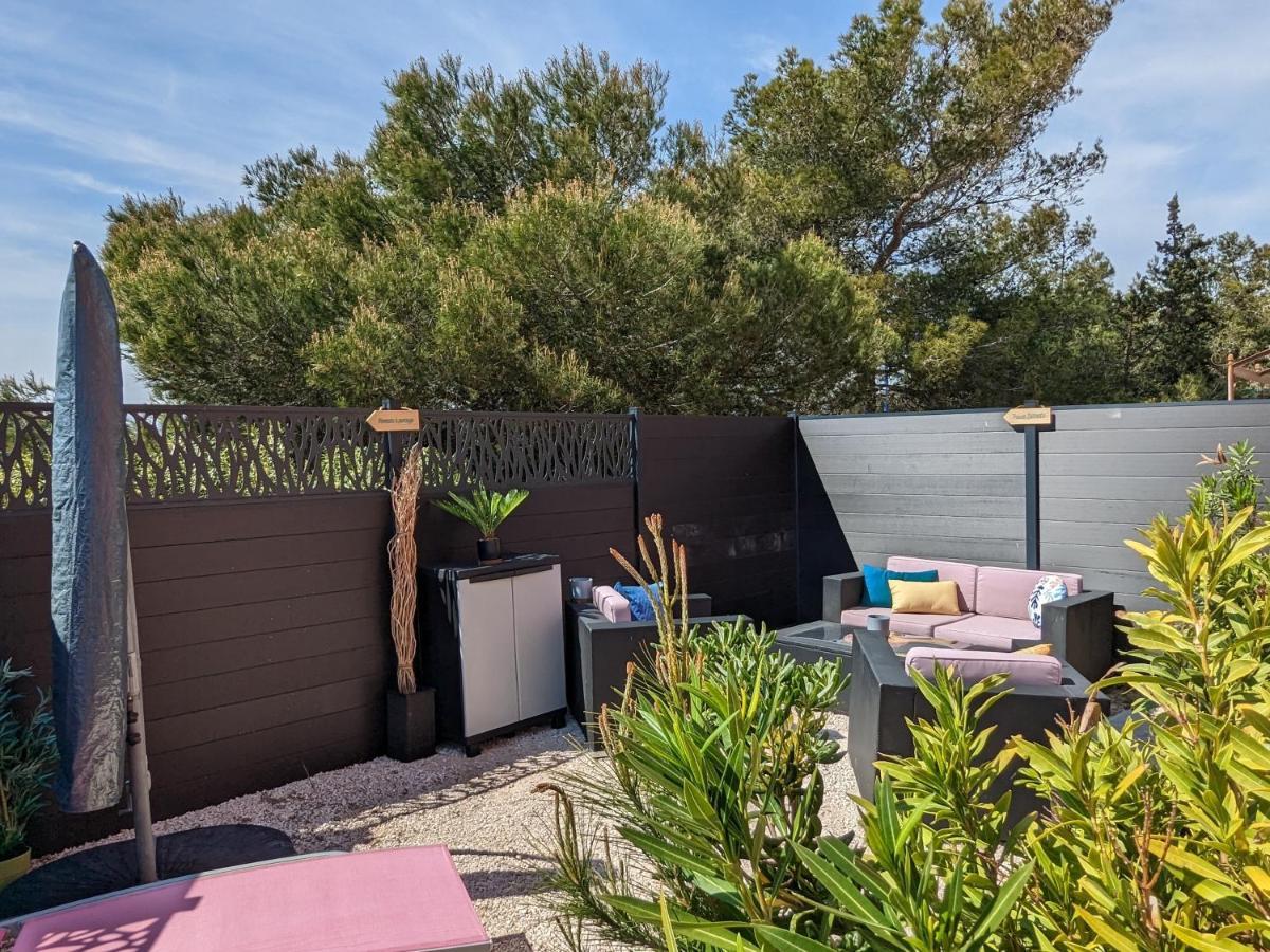 L'Instant Mer - Bord De Mer - Studio Avec Grand Jardin A La Capte Hyères Dış mekan fotoğraf