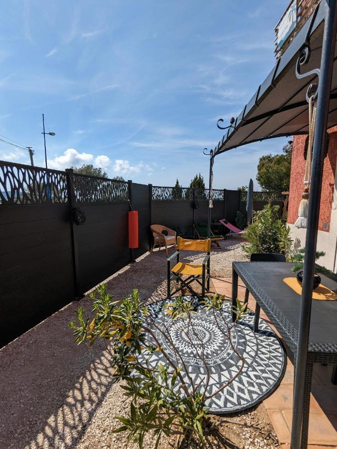 L'Instant Mer - Bord De Mer - Studio Avec Grand Jardin A La Capte Hyères Dış mekan fotoğraf