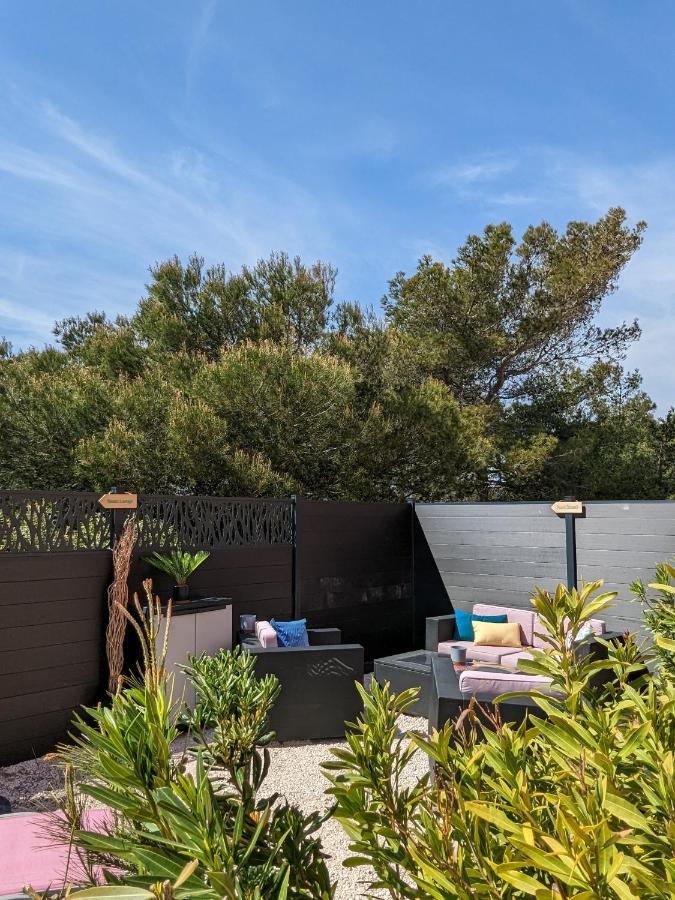 L'Instant Mer - Bord De Mer - Studio Avec Grand Jardin A La Capte Hyères Dış mekan fotoğraf