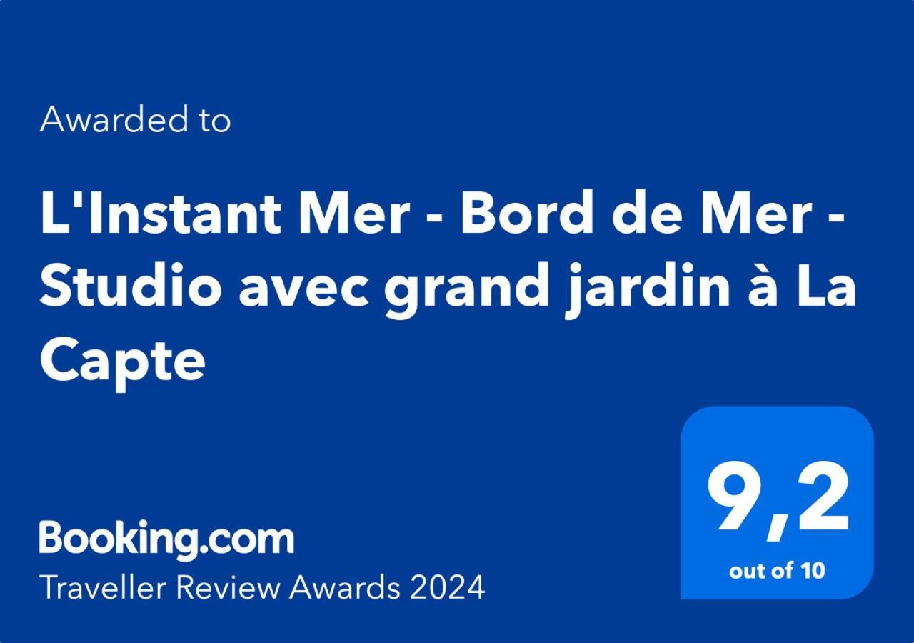 L'Instant Mer - Bord De Mer - Studio Avec Grand Jardin A La Capte Hyères Dış mekan fotoğraf