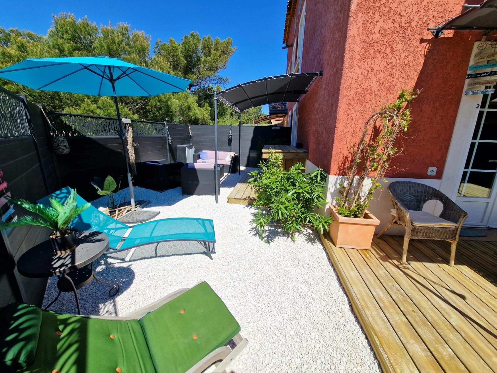 L'Instant Mer - Bord De Mer - Studio Avec Grand Jardin A La Capte Hyères Dış mekan fotoğraf